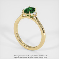 0.72 Ct. Gemstone Ring, 18K Yellow Gold 2