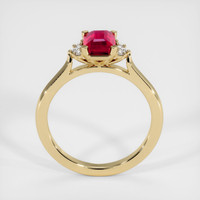 1.08 Ct. Ruby Ring, 18K Yellow Gold 3