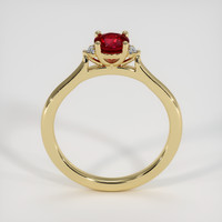 0.61 Ct. Ruby Ring, 18K Yellow Gold 3