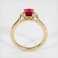 1.32 Ct. Ruby Ring, 18K Yellow Gold 3