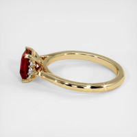 1.16 Ct. Ruby Ring, 18K Yellow Gold 4