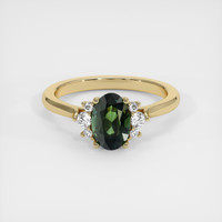 1.60 Ct. Sapphire Ring, 18K Yellow Gold 1