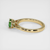0.79 Ct. Sapphire Ring, 18K Yellow Gold 4