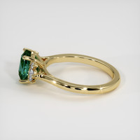 2.00 Ct. Bi Color Sapphire Ring, 18K Yellow Gold 4
