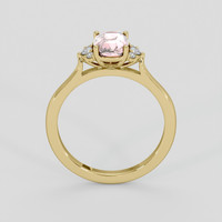 2.08 Ct. Pink Sapphire Ring, 18K Yellow Gold 3