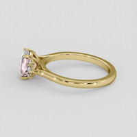 2.08 Ct. Pink Sapphire Ring, 18K Yellow Gold 4