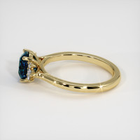 1.43 Ct. Sapphire Ring, 18K Yellow Gold 4