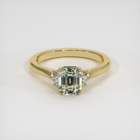 2.58 Ct. Sapphire Ring, 18K Yellow Gold 1