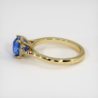 2.01 Ct. Blue Sapphire Ring, 18K Yellow Gold 4