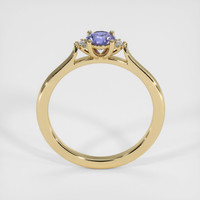 0.43 Ct. Sapphire Ring, 18K Yellow Gold 3