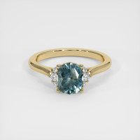 1.19 Ct. Sapphire Ring, 18K Yellow Gold 1