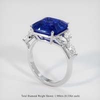 12.55 Ct. Sapphire Ring, Platinum 950 2