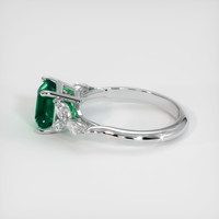 1.93 Ct. Emerald Ring, Platinum 950 4