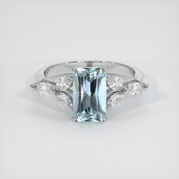 1.71 Ct. Gemstone Ring, Platinum 950 1