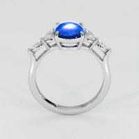 4.30 Ct. Blue Sapphire Ring, Platinum 950 3
