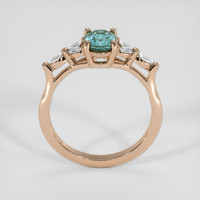 1.09 Ct. Bi Color Sapphire Ring, 14K Rose Gold 3