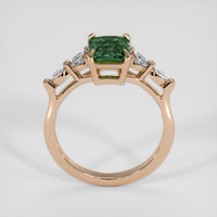 1.56 Ct. Bluish Green Sapphire Ring, 14K Rose Gold 3