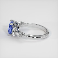 1.69 Ct. Blue Sapphire Ring, 10K White Gold 4