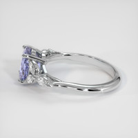 2.48 Ct. Violet Sapphire Ring, 10K White Gold 4