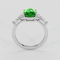 2.99 Ct. Tsavorite Garnet Ring, 14K White Gold 3
