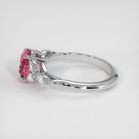 1.92 Ct. Pink Sapphire Ring, 14K White Gold 4