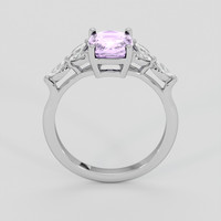 2.42 Ct. Purple Sapphire Ring, 14K White Gold 3