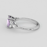 2.42 Ct. Purple Sapphire Ring, 14K White Gold 4