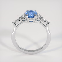 1.45 Ct. Blue Sapphire Ring, 14K White Gold 3