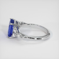 3.44 Ct. Sapphire Ring, 18K White Gold 4