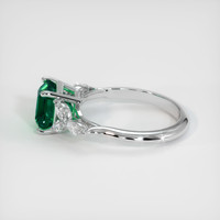 1.93 Ct. Emerald Ring, 18K White Gold 4