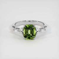1.77 Ct. Gemstone Ring, 18K White Gold 1