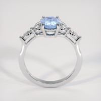 1.70 Ct. Blue Sapphire Ring, 18K White Gold 3