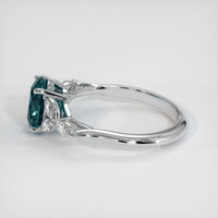 2.52 Ct. Sapphire Ring, 18K White Gold 4
