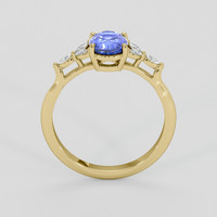 1.69 Ct. Blue Sapphire Ring, 10K Yellow Gold 3