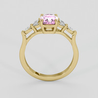 1.41 Ct. Pink Sapphire Ring, 10K Yellow Gold 3