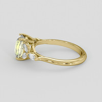 3.09 Ct. Yellow Sapphire Ring, 10K Yellow Gold 4