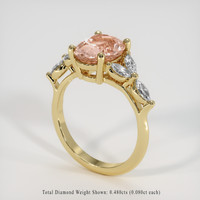2.31 Ct. Sapphire Ring, 14K Yellow Gold 2