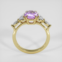 1.83 Ct. Purple Sapphire Ring, 14K Yellow Gold 3