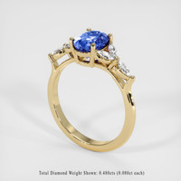 1.93 Ct. Sapphire Ring, 14K Yellow Gold 2