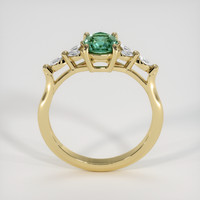 1.17 Ct. Green Sapphire Ring, 14K Yellow Gold 3