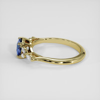 0.84 Ct. Bi Color Sapphire Ring, 14K Yellow Gold 4