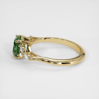 1.55 Ct. Green Sapphire Ring, 14K Yellow Gold 4