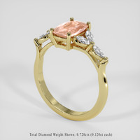 1.79 Ct. Padparadscha Sapphire Ring, 14K Yellow Gold 2