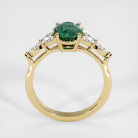 1.71 Ct. Greenish Blue Sapphire Ring, 14K Yellow Gold 3