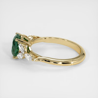 1.71 Ct. Greenish Blue Sapphire Ring, 14K Yellow Gold 4