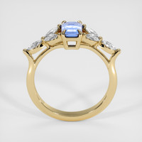 0.71 Ct. Blue Sapphire Ring, 14K Yellow Gold 3
