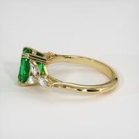 2.08 Ct. Emerald Ring, 18K Yellow Gold 4