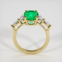 2.74 Ct. Emerald Ring, 18K Yellow Gold 3
