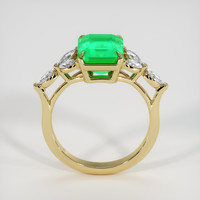 2.93 Ct. Emerald Ring, 18K Yellow Gold 4
