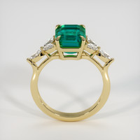 3.49 Ct. Emerald Ring, 18K Yellow Gold 3